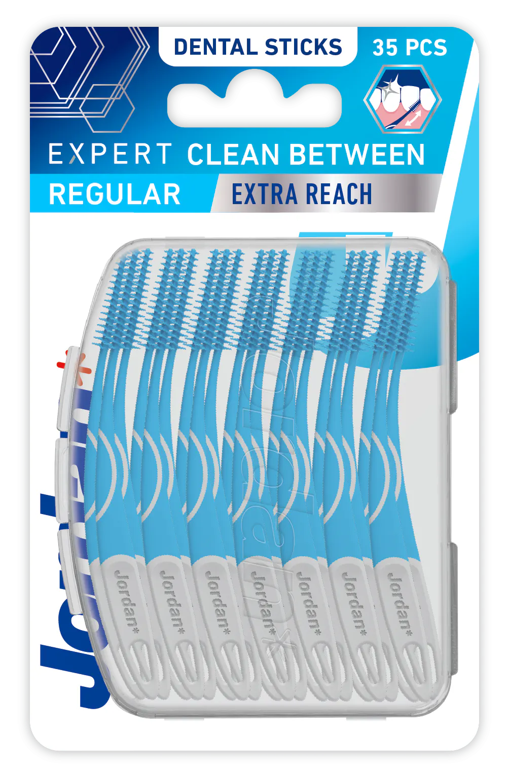 Jordan Clean Between Sticks Regular Size 35 pcs