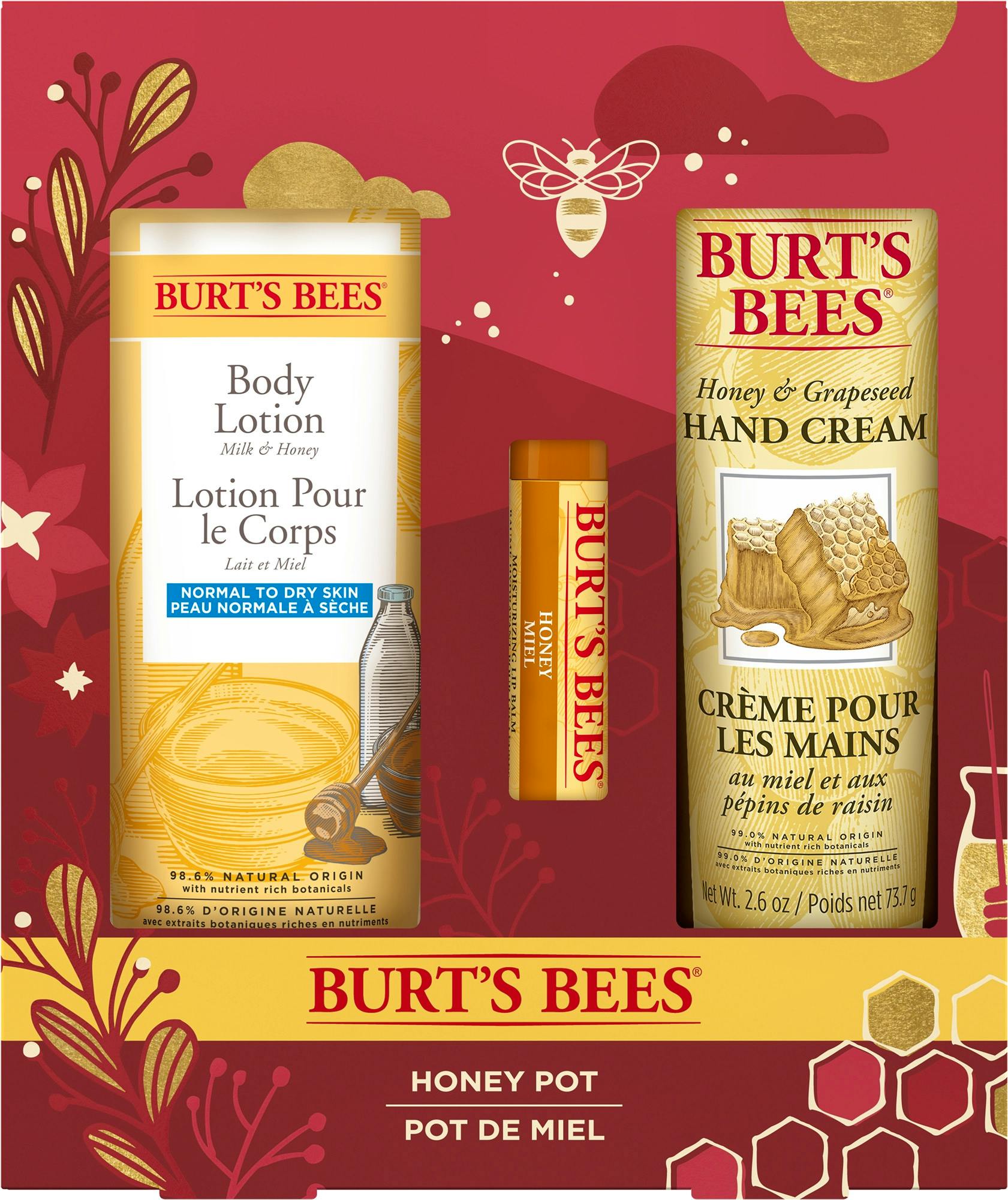 Burt's Bees Honey Pot Set 4,25 g + 73,7 g + 170 g £16.75