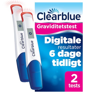 Clearblue Digital Ultratidlig Graviditetstest 2 stk