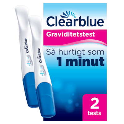 Clearblue Hurtig Graviditetstest 2 stk