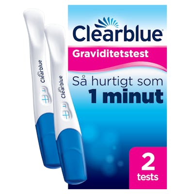 Clearblue Hurtig Graviditetstest 2 stk