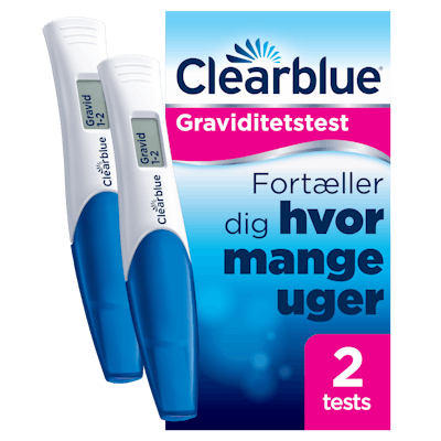 Clearblue Digital Graviditetstest Med Ugeindikator 2 stk