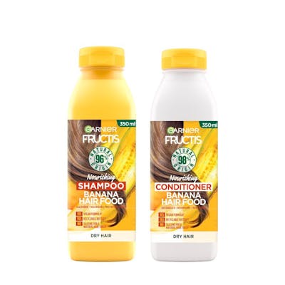 Garnier Fructis Hair Food Banana Shampoo & Conditioner 2 x 350 ml