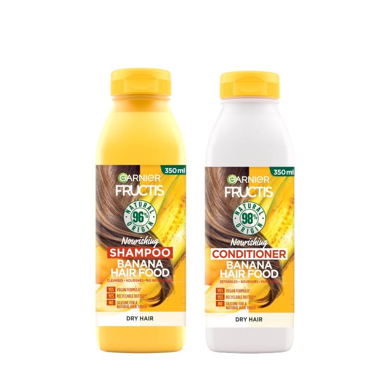 Garnier Fructis Hair Food Banana Shampoo &amp; Conditioner 2 x 350 ml