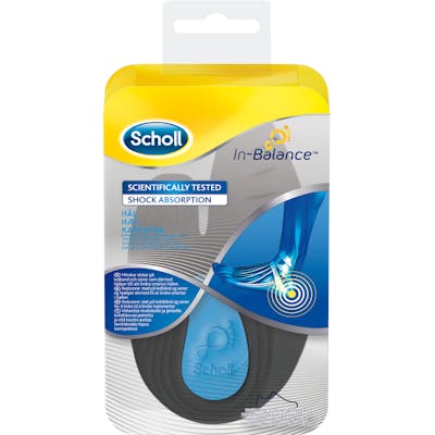 Scholl Med Insoles Heel + Ankle Size M 2 pcs