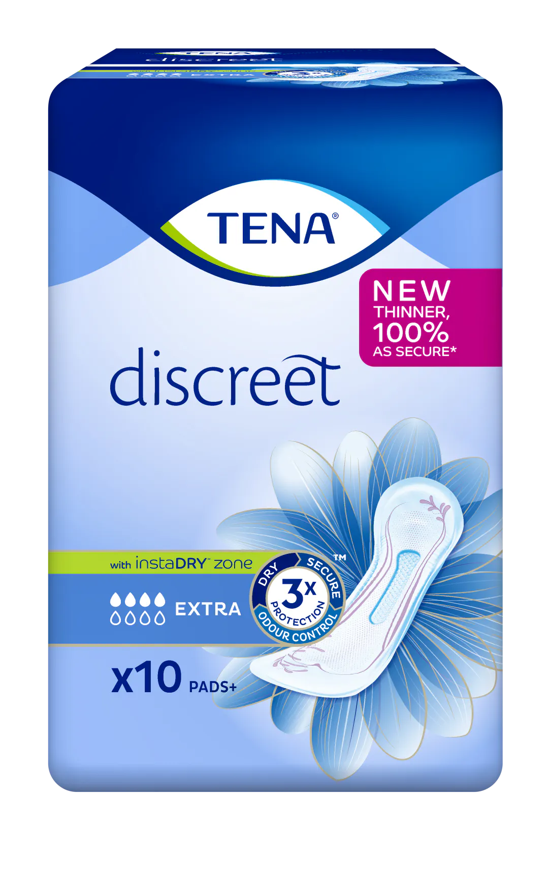 Tena Discreet Extra 10 pcs