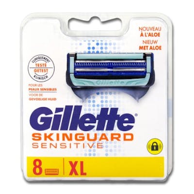 Gillette Skinguard Sensitive Razorblades 8 kpl