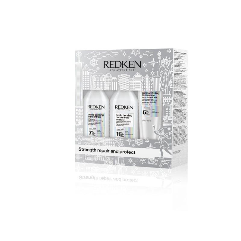 Redken Acidic Bonding Concentrate Holiday Gift Set 150 ml + 2 x 300 ml