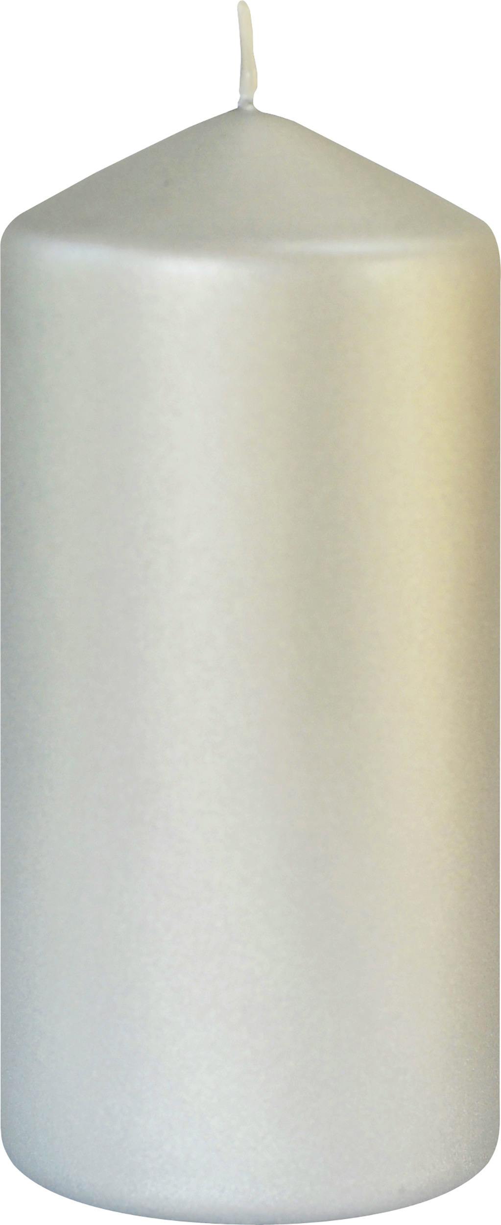 Duni Candle 70 x 150 mm Matte Silver 1 pcs £4.75