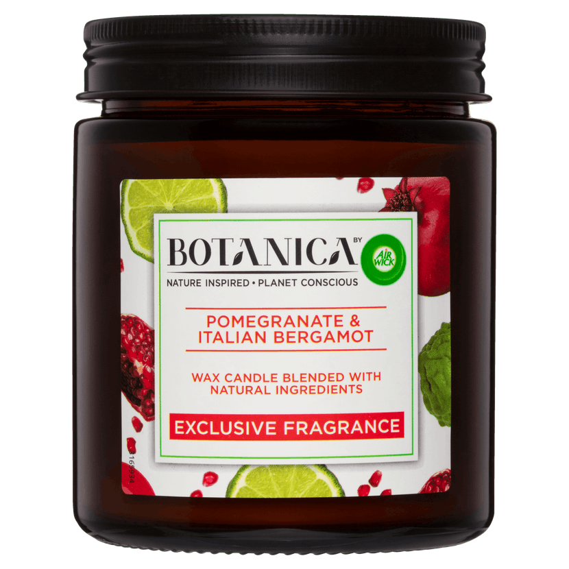 Air Wick Botanica Scented Candle Pomegranate & Italian Bergamot 120 g