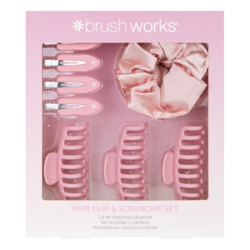 Brush Works Hair Clip &amp; Scrunchie Set 10 st