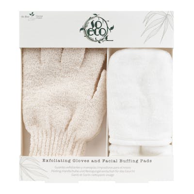 So Eco Exfoliating Gloves and Facial Buffing Pads 4 stk