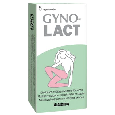 Vitabalans Gynolact Vaginaltablet 8 stk