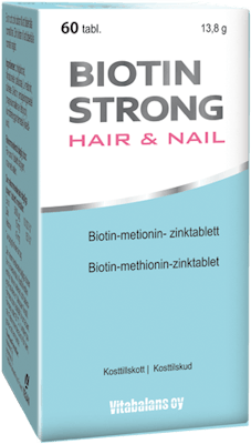 Vitabalans Biotin Strong Hair &amp; Nail 60 st