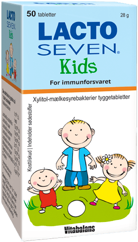 Vitabalans Lacto Seven Kids 50 stk