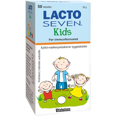 Vitabalans Lacto Seven Kids 50 stk