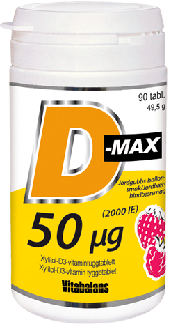 Vitabalans D-Max 50 Mcg 90 stk