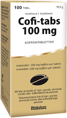 Vitabalans Cofi-Tabs 100 mg 100 stk
