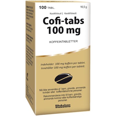 Vitabalans Cofi-Tabs 100 mg 100 stk