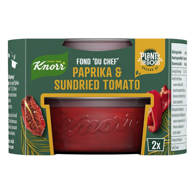 Knorr Fond Du Chef Paprika &amp; Sundried Tomato 2 x 26 g