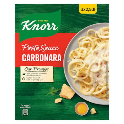Knorr Pasta Sauce Carbonara 3 x 2,5 dl