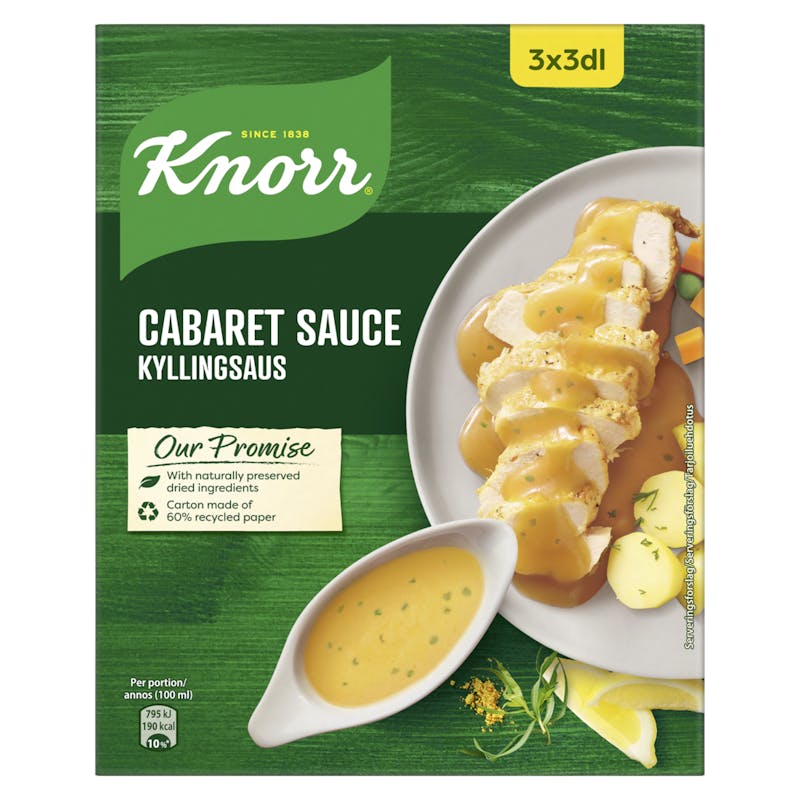 Knorr Cabaret Sauce 3 x 3 dl