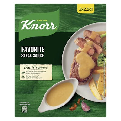 Knorr Favorite Steak Sauce 3 x 2,5 dl
