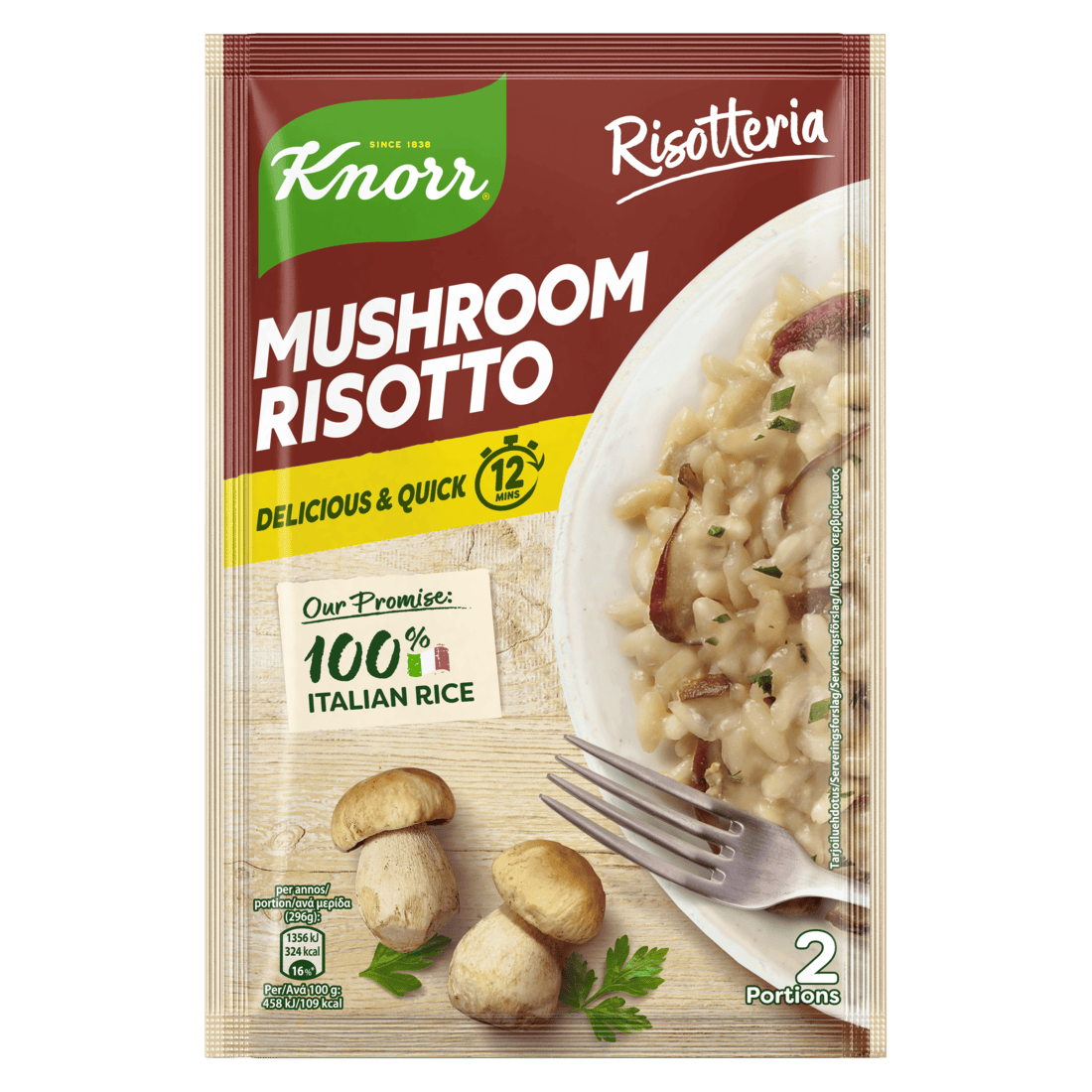 Knorr Mushroom Risotto 175 g 20.95 kr