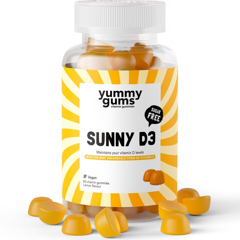 Yummygums Sunny D3 60 stk