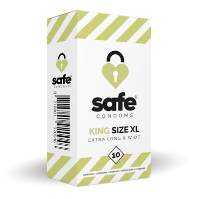 SAFE Condoms Extra Long & Wide 10 kpl