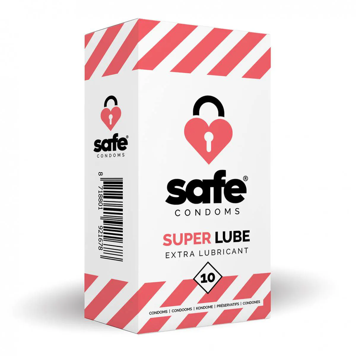 SAFE Condoms Extra Lubricant 10 pcs