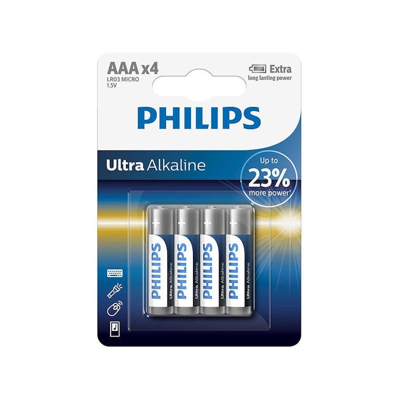 Philips Ultra Alkaline LR03 4 kpl