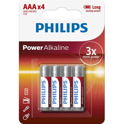 Philips Powerlife LR03 4 kpl
