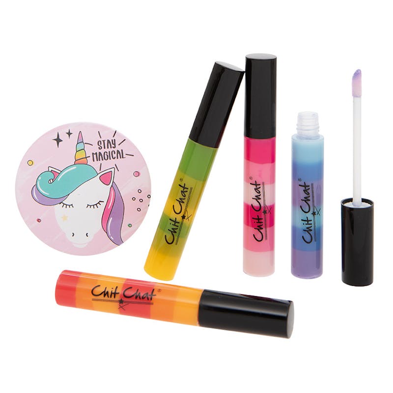 Chit Chat Get Glossy Lipgloss Gift Set 5 stk