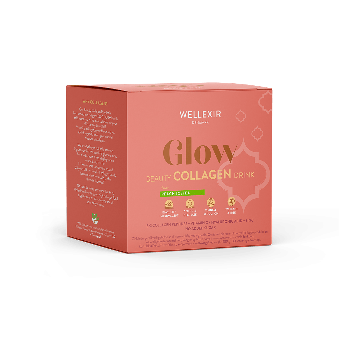 Wellexir Glow Beauty Drink Peach Ice Tea 30 x 6 g