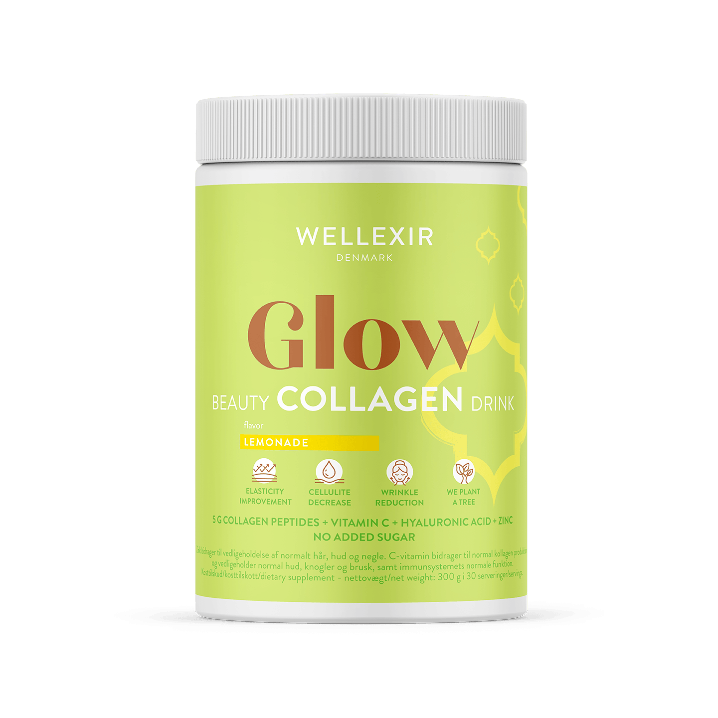 Wellexir Glow Beauty Collagen Drink Lemonade 300 g