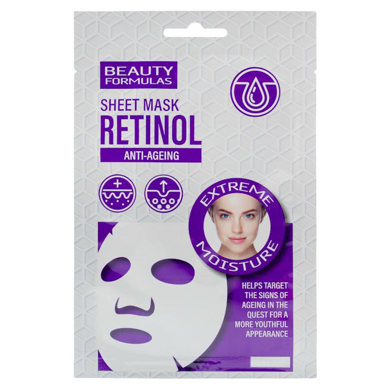 Beauty Formulas Retinol Sheet Mask 1 stk