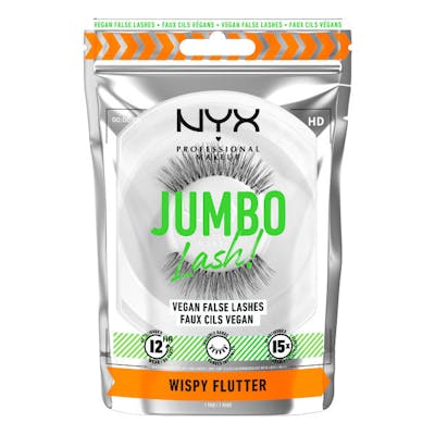 NYX Jumbo Lash! Vegan False Lashes Wispy Flutter 1 par