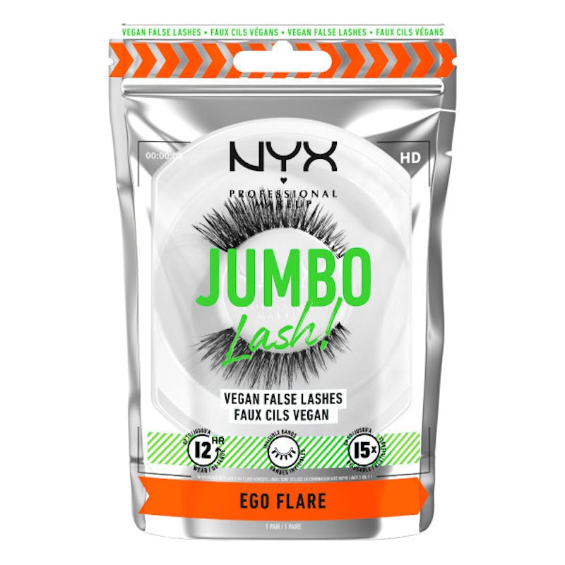 NYX Jumbo Lash! Vegan False Lashes Ego Flare 1 pair