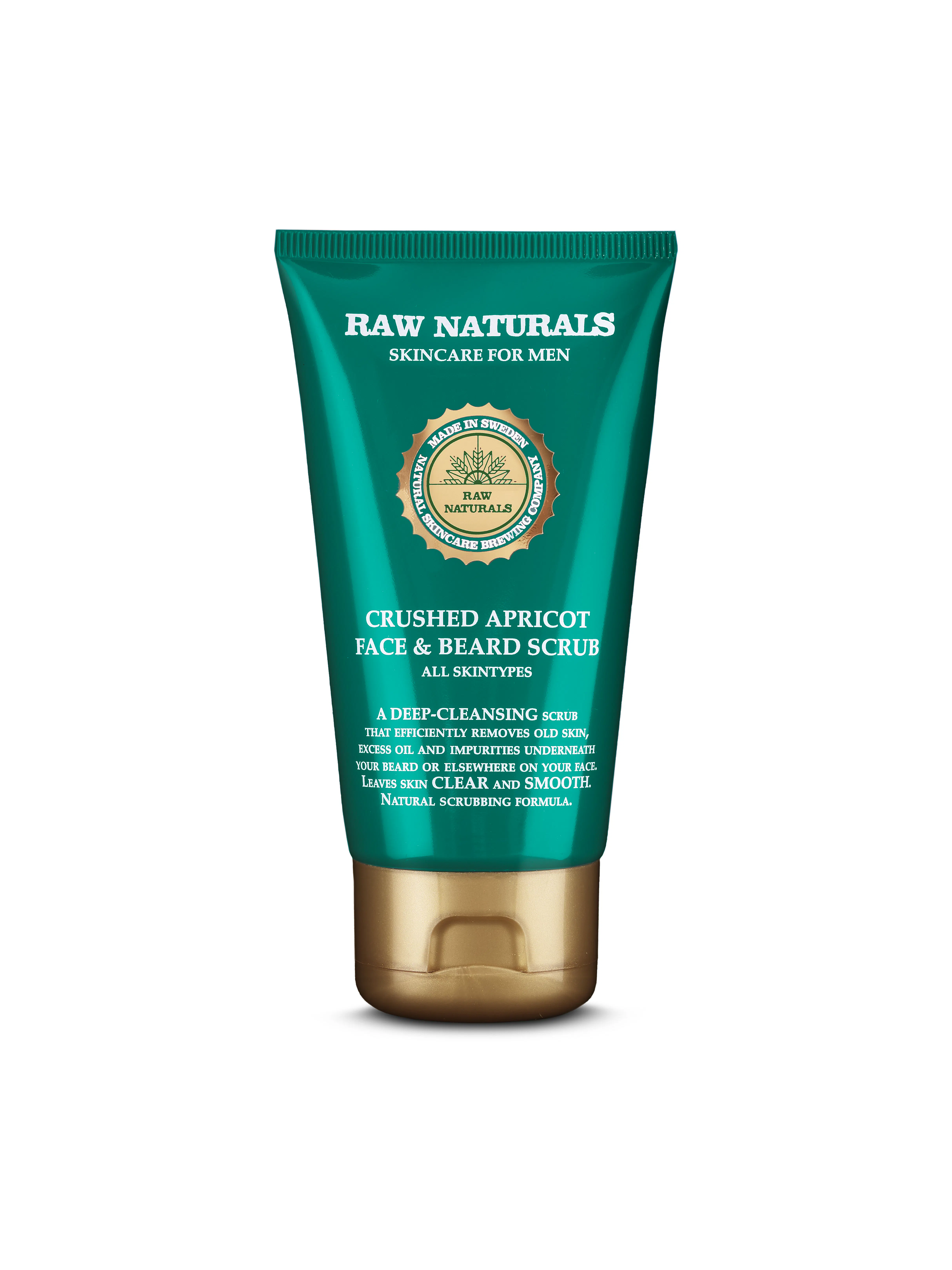Raw Naturals Apricot Face & Beard Scrub 75 ml