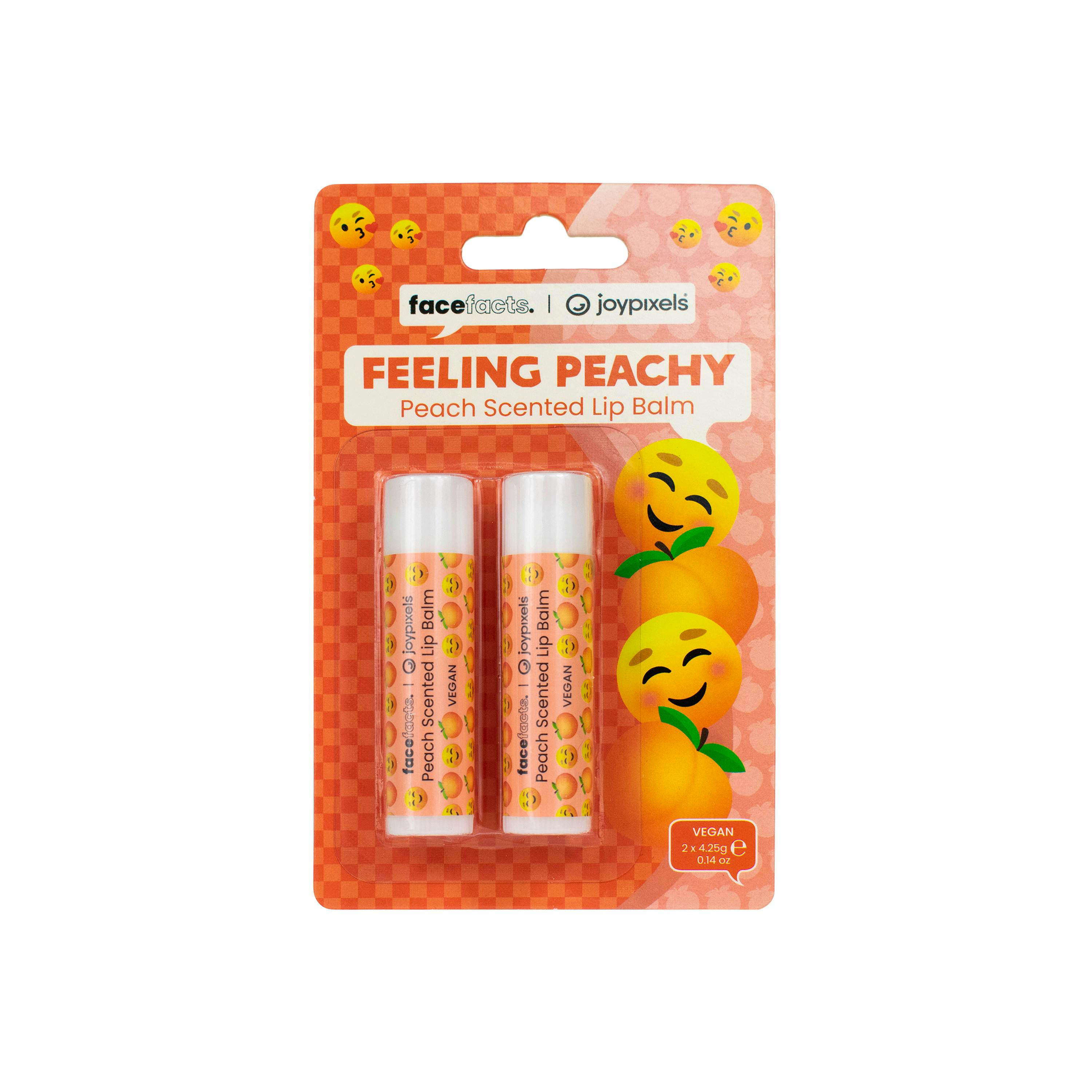 Face Facts Joypixels Lip Balms Feeling Peachy 2 st