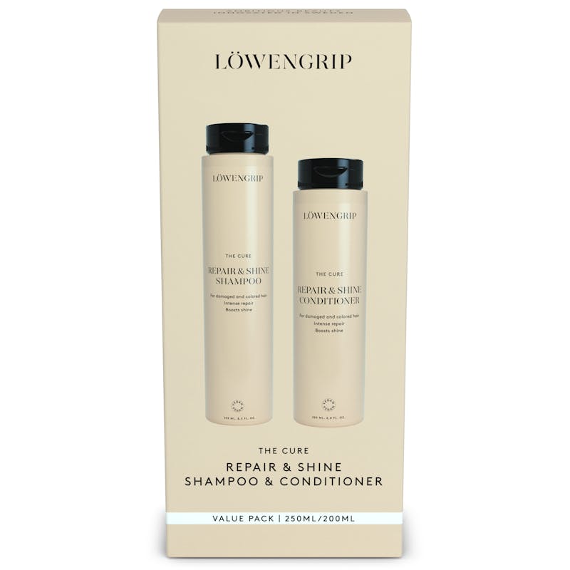 Löwengrip The Cure Repair &amp; Shine Shampoo &amp; Conditioner 250 ml + 200 ml