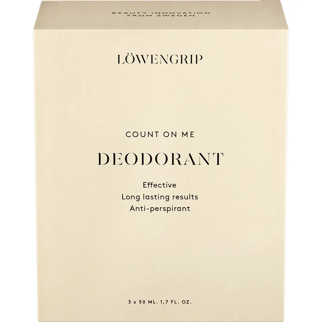 Löwengrip Count On Me Deodorant 3 x 50 ml