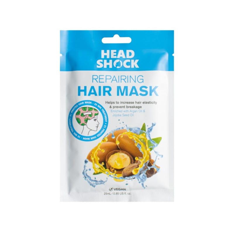 Head Shock Repairing Printed Hair Sheet Mask Argan Oil 25 ml