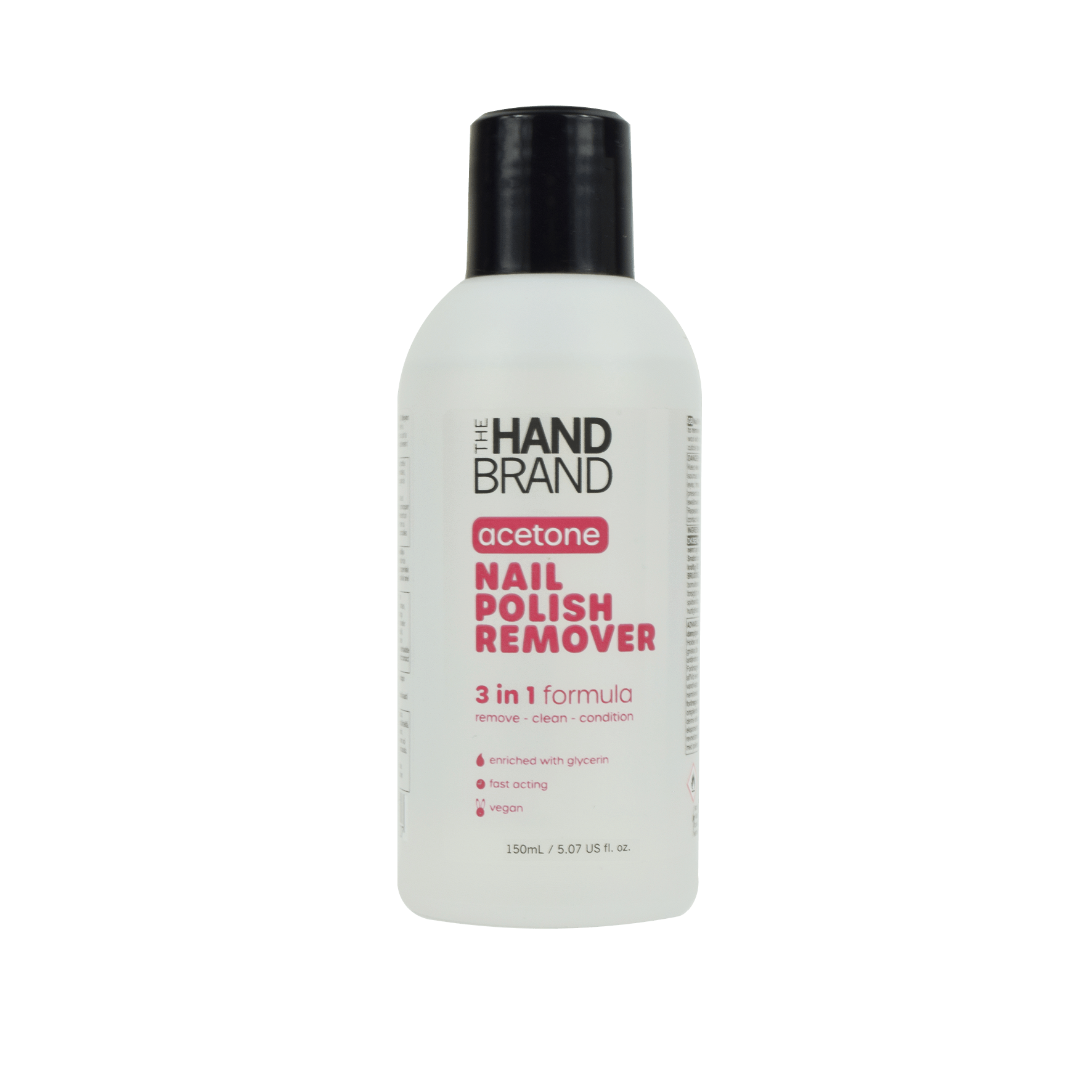 The HandBrand Acetone Nail Polish Remover 150 ml 7.95 kr