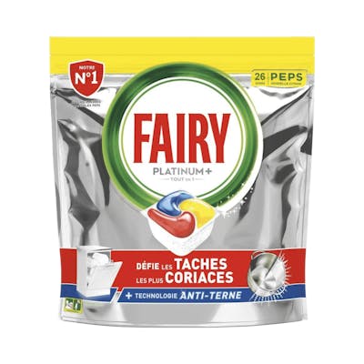 Fairy Platinum+ All in One Dishwasher Tablets 26 st