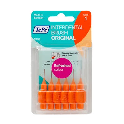 TePe Interdental Brush Original 0.45 mm Orange 6 pcs