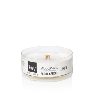 WoodWick Petite Scented Candle Linen 31 g