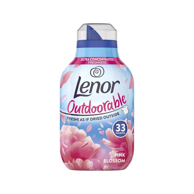 Lenor Outdoorable Fabric Softener Pink Blossom 462 ml