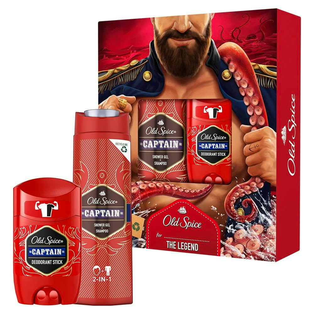 Old Spice Captain Gift Set 50 ml + 250 ml
